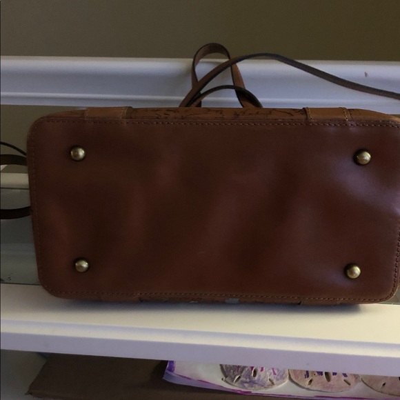 Patricia Nash Darby Floral Map medium satchel/tote - Picture 12 of 12